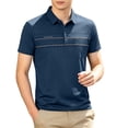 thumbnail image 3 of IhhxPro Men's Short Sleeve Collared Shirt with Pockets Quick Dry Lightweight Summer Casual Business Top Wrinkle Resistant Fit Solid Button down Office Travel M-4XL, 3 of 9