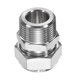 thumbnail image 1 of Adaptador de acoplamiento de acero inoxidable Uxcell de 1" OD x 1" NPT macho, 1 of 6