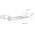 thumbnail image 4 of Wine Glass Rack, Stemware Rack V Shaped Opening 304 Stainless Steel  For Dining Room Kitchen, Bar Counter For The Glass With The Bottom Less Than 9.3cm, 4 of 8
