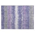 thumbnail image 2 of Addison Rugs Chantille Indoor/Outdoor Transitional Stripes Purple Washable Rectangle Rug, 1'8" x 2'6", 2 of 6