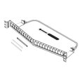 thumbnail image 1 of Ortronics - Patch panel (blank) - rack mountable - CAT 6a - black - 1U - 19" - 24 ports, 1 of 1