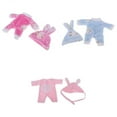 thumbnail image 1 of 3x Lovely Plush Jumpsuit Hat Suit para 25cm Accesorios, 1 of 9