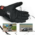 thumbnail image 3 of CHCYCLE Motorcycle Gloves for Women Touch Screen Summer Motorbike Dirt Bike Full Finger Gloves Red M, 3 of 5