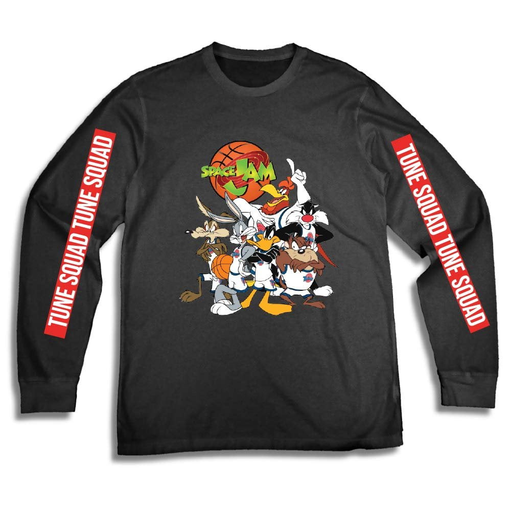 Space Jam - space jam Mens Group Shirt - Tune Squad and Monstars Long ...