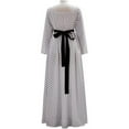 thumbnail image 3 of Womens Renaissance Medieval Peasant Dress Empire Waist Regency Era Ball Gown, 3 of 5