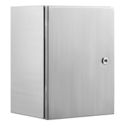 VEVOR Steel Electrical Box,24x 20x 8, 304 Stainless Steel Electrical Enclosure Box, Wall-Mounted Outdoor Electrical Electronic Equipment Enclosure with Mounting Plate Hinges Lock, IP66 Waterproof