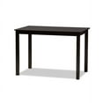 thumbnail image 4 of Baxton Studio Clarke Modern and Contemporary Grey Fabric Upholstered and Espresso Brown Finished Wood 5-Piece Dining Set, 4 of 7
