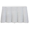 thumbnail image 2 of Pemberly Row Modern Bohemian White Scallop Rattan Console Table, 2 of 10