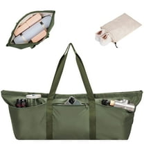 Large Yoga Mat Bag Carrier with Shoe Compartment & Wet Pocket Water Resistant Women Yoga Tote for Travel for Mat and Accessories, Army Green