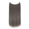 thumbnail image 2 of Long Straight 3/4 Full Head One Piece 20 inchs Invisible Wire Hair Extensions For Women High Temperature Synthetic Hairpieces, 2 of 6