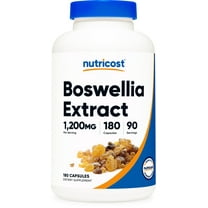 Nutricost Boswellia Extract 65% Boswellic Acid Capsules (1,200 MG) (180 CAPS) - Gluten Free, Non-GMO, Vegetarian