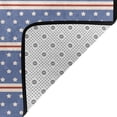 thumbnail image 3 of DouZhe Stars Stripes Red White Blue Pattern Area Rugs Non-Slip Machine Washable Floor Mat, Style Carpet Doormat, 63x48 inches, 3 of 6