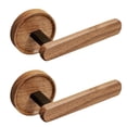 thumbnail image 1 of Storage Hook Rack - Beech White & Walnut Black, No Drilling Required, Strong Adhesive for Durable Mounting, 1 of 1