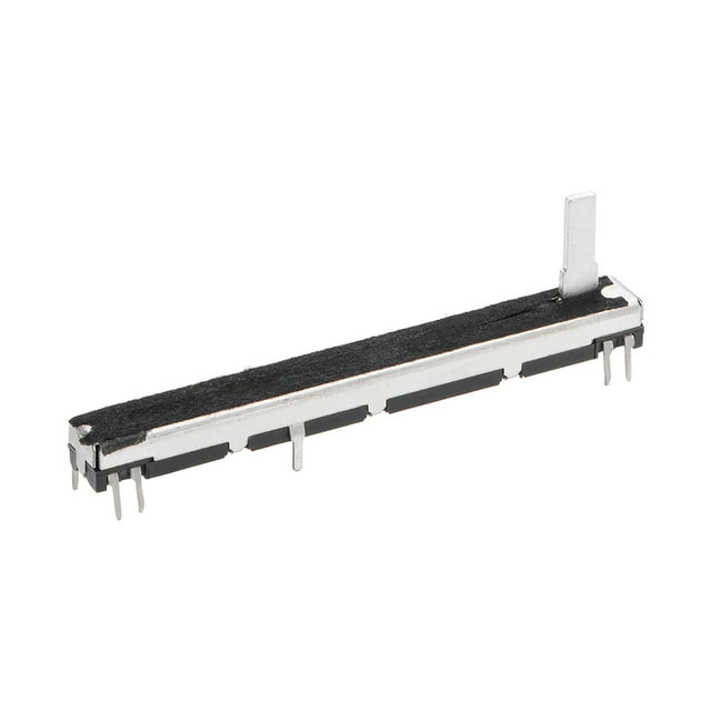 Unique Bargains 1pcs Fader Résistances Variables 75mm Potentiomètre à Glissière Droite B203 20K Ohm Double Potentiomètres Linéaires