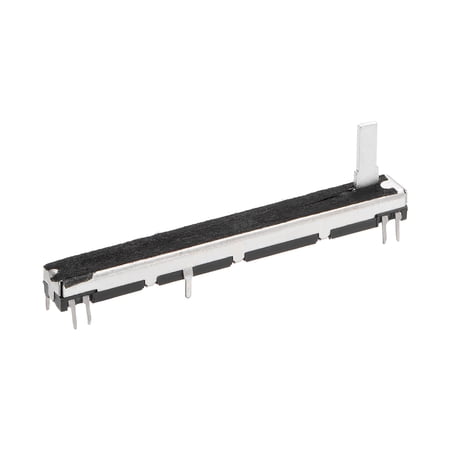 1pcs Fader Variable Resistors 75mm Straight Slide Potentiometer B203 20K Ohm Linear Double Potentiometers