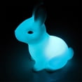 thumbnail image 6 of Fairnull Color Changing Battery Powered LED Night Light Rabbit Lamp Home Table Decor, 6 of 10