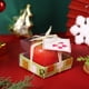 thumbnail image 5 of Vela navideña de granada | Vela de parafina con aroma a manzanas festivas (7 x 7 x 6 cm) | Decoración navideña de larga duración | Regalo único para Nochebuena | Fragancia aromática de temporada, 5 of 6