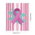 Flannel Cancer Cute Warm Ribbon Blanket Chemotherapy Chemotherapy