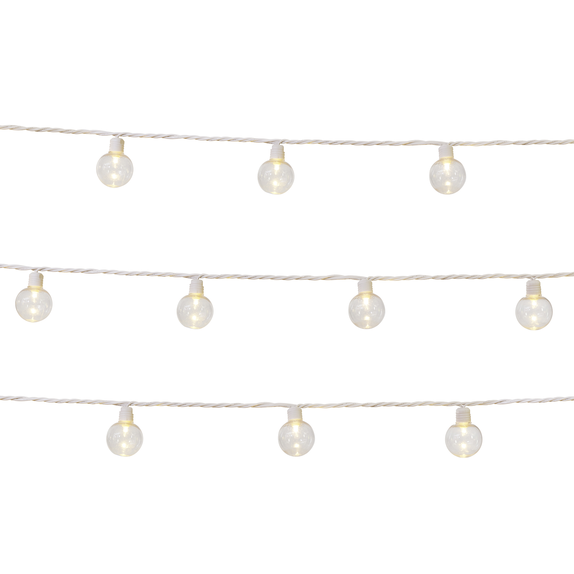 Mainstays LED G40 Globe String Lights, Warm White, 20-Count, 12 Feet photo 5