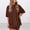 Coffee, variant on Oversized Shirt Biker Shorts Set for Women Casual Summer Matching Womens Pajamas Set(Green,3XL)