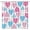 Pink Blue, variant on Valentine''s Day Shower Curtain Pink Black Heart Romantic Sweet Love Modern Boho Geometric Colorful Fashion Lover Couple 70x70(WxH) Inch Bathroom Decor Fabric Curtain with Hooks