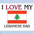 thumbnail image 2 of CafePress - I Love My Lebanese Dad Infant Bodysuit - Baby Light Bodysuit, Size Newborn - 24 Months, 2 of 4