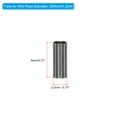thumbnail image 2 of 3/64" 1.2mm Wire Rope Loop Sleeve 100 Pcs Copper Double Ferrule Duplex Crimping Loop Sleeve for Wire Rope Cable Fittings Rigging Fishing Wire,Black, 2 of 6