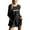 Black, variant on Wyzesi Maternity Jumpsuits Dressy Women's Fashion Letterpress Print Casual Short Sleeve Round Neck Pocket Shorts Romper Womens Jumpsuits Casual Dressy Petite Womens Jumpsuits Dressy