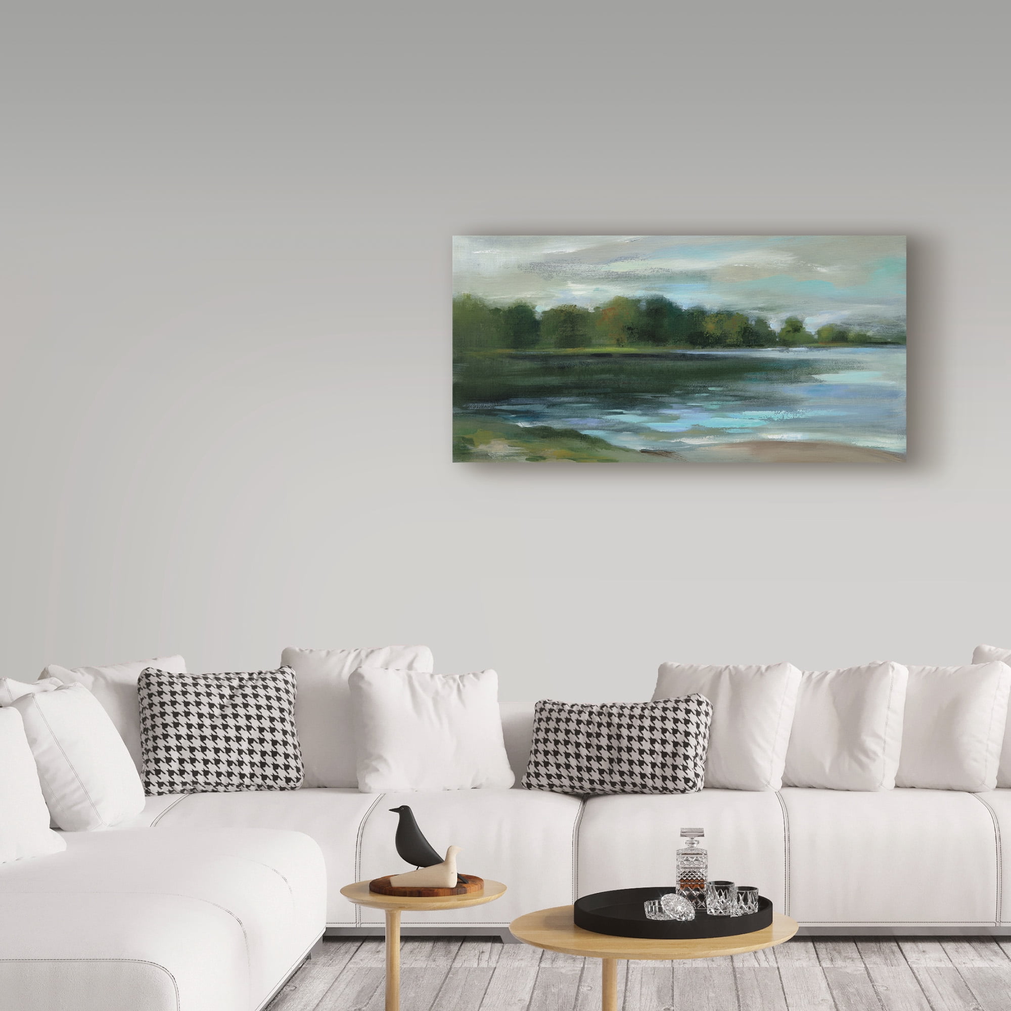 Trademark Fine Art 'Late Afternoon Stillness Crop' Canvas Art by Silvia Vassileva