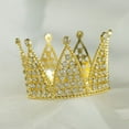 thumbnail image 3 of 8 piezas Mini coronas para ramos de flores Mini corona para tarta pequeña decoración de pastel de princesa para mujer señora chica nupcial, 3 of 5