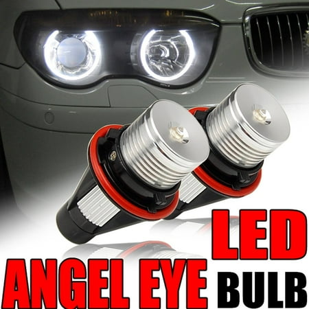 GTP 6000K HIGH POWER LED ANGEL EYE LIGHT BULB FOR BMW 1/5/6/7 SERIES X3 X5 E39 E53 E60 E63 E64 E66 M5 (Best Bmw Angel Eyes)