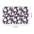 thumbnail image 3 of Bingfone Leaves Flower Door Mat 16"x24" Front Entrance Non-Slip Low Profile Washable for Entryway, 3 of 7