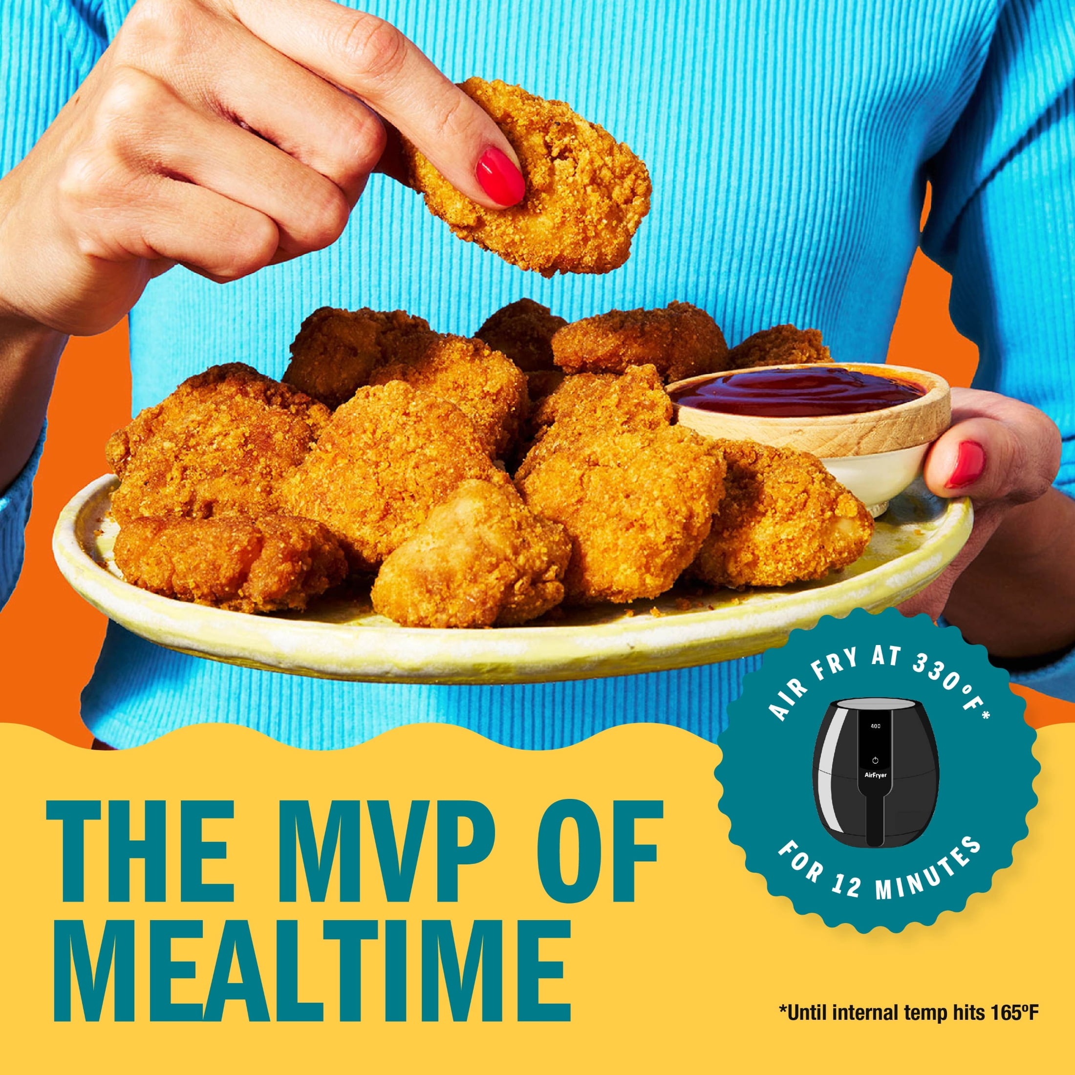 Realgood Foods Co. Lightly Breaded Chicken Breast Nuggets, 20 oz Bag (Frozen)