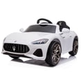 thumbnail image 1 of KIDSVIP Official 12V Maserati Gran Cabrio Sport Edition Ride On Car - White, 1 of 4