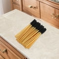 thumbnail image 5 of Unique Bargains 50 Pcs Lightweight Silicone Eyelash Brush for Bathroom Gold Tone Black Plastic Silicone, 5 of 5