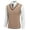 Khaki, variant on COOFANDY Men's Vest Sweaters Casual Sleeveless V-Neck Pullover Sweater Striped Cable Knit Sweater Vest