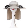 thumbnail image 1 of Sombrero De Ventilador Solar, Batería Recargable Por USB De 1000 MAh, Sombrero De Sol De Ala Ancha A Prueba De Sol Para Pescar Para Acampar, 1 of 7