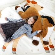 MaoGoLan 47 Giant Horse Stuffed Animal Large Stuffed Horse Plush Toy
