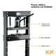 thumbnail image 3 of Prensa Hidráulica 20 Ton Gato De Botella y Placas Estructura Acero Reforzado Rango de Trabajo 30-950 mm Forma en H Herramienta Taller Mecánico Automotriz Uso Rudo Industrial Kingsman negro, 3 of 7
