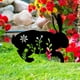 thumbnail image 3 of Inserto acrílico de jardín de arte del patio de Pascua | Decoración de silueta al aire libre con diseño floral | Adorno de bicho de jardín para macizo de flores de maceta de porche | 1 Pieza, 3 of 6