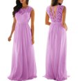 thumbnail image 1 of Vestido de gasa vestido de encaje sexy morado 2XL, 1 of 8