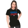 thumbnail image 4 of Dominican Domination Proud Loud DR Womens Slim Fit Graphic Tee Brisco Brands S, 4 of 5