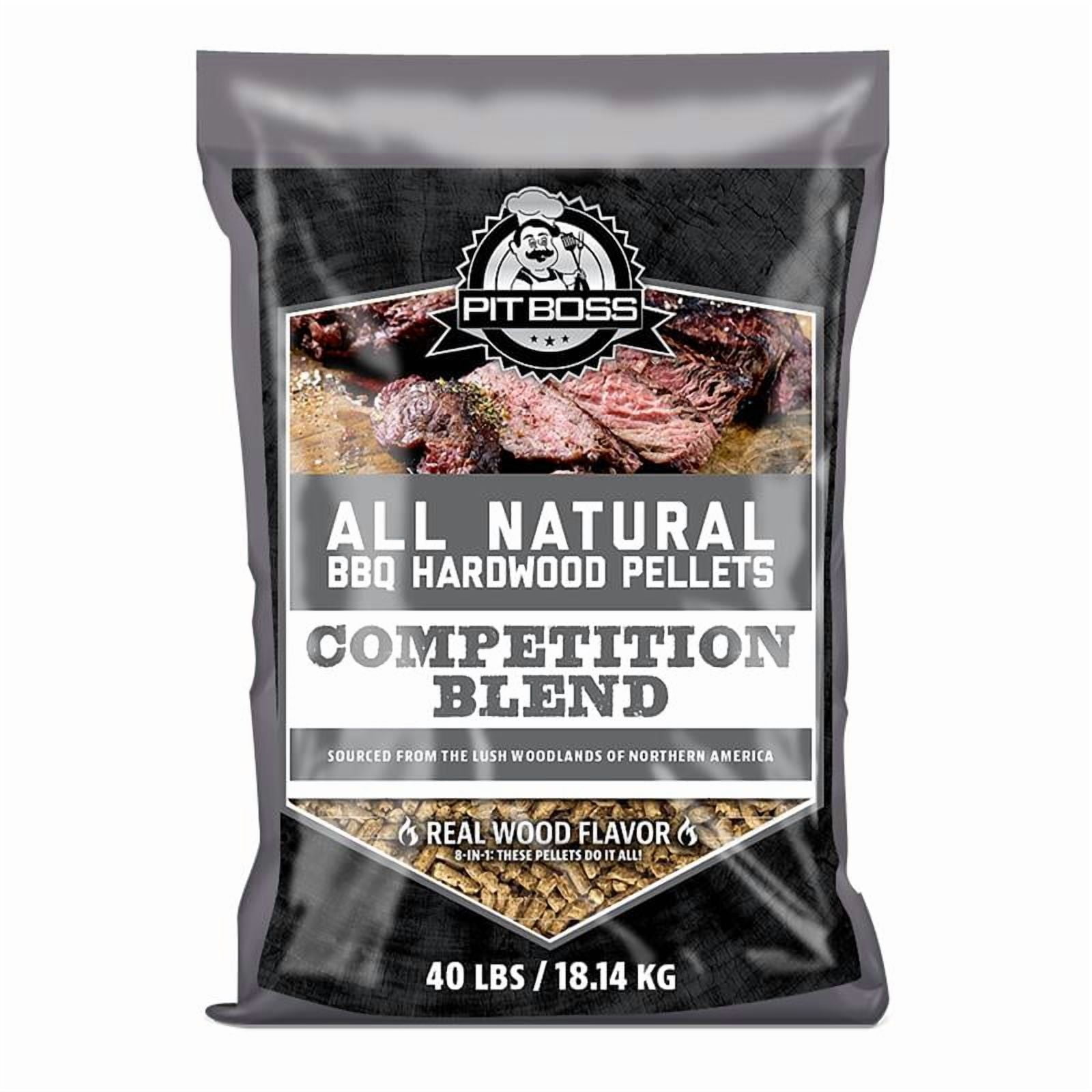 Pit Boss Hardwood BBQ Pellets 40 lb All-Natural Competition Blend for  Grilling Smoking - Walmart.com
