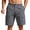 02# Dark Gray, variant on IhhxPro Men's Outdoor Cargo Shorts Elastic Waist Quick Dry Multi-Pocket Men Summer Work Hiking Casual Loose Fit Lightweight Cotton Travel S-3XL