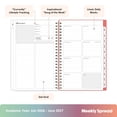 thumbnail image 5 of Blue Sky Gen Z 2026-2027 Weekly and Monthly Academic Year Planner Calendar, July 2026 - June 2027, 5" x 8", Flexible Interchangeable Cover, Wirebound, Laminated Tabs, Storage Pocket, Gladys, 5 of 9