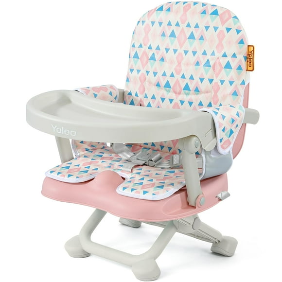 Silla alta para bebé YOLEO, altura ajustable con bandeja