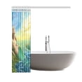 thumbnail image 3 of ARTJIA Sunset Ocean Shower Curtain, Princess Fantasy Mermaid Polyester Fabric Shower Curtain Bathroom Sets 66x72 Inches, 3 of 3