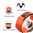 thumbnail image 3 of Dwitch Watch Band for Apple Watch Ultra 2/1 Series 9/8/7/6/5/4/3/2/1 Flexible Nylon Strap Adjustable Velcro iWatch Bands for Men and Women 49mm 45mm 44mm 42mm,Orange, 3 of 6