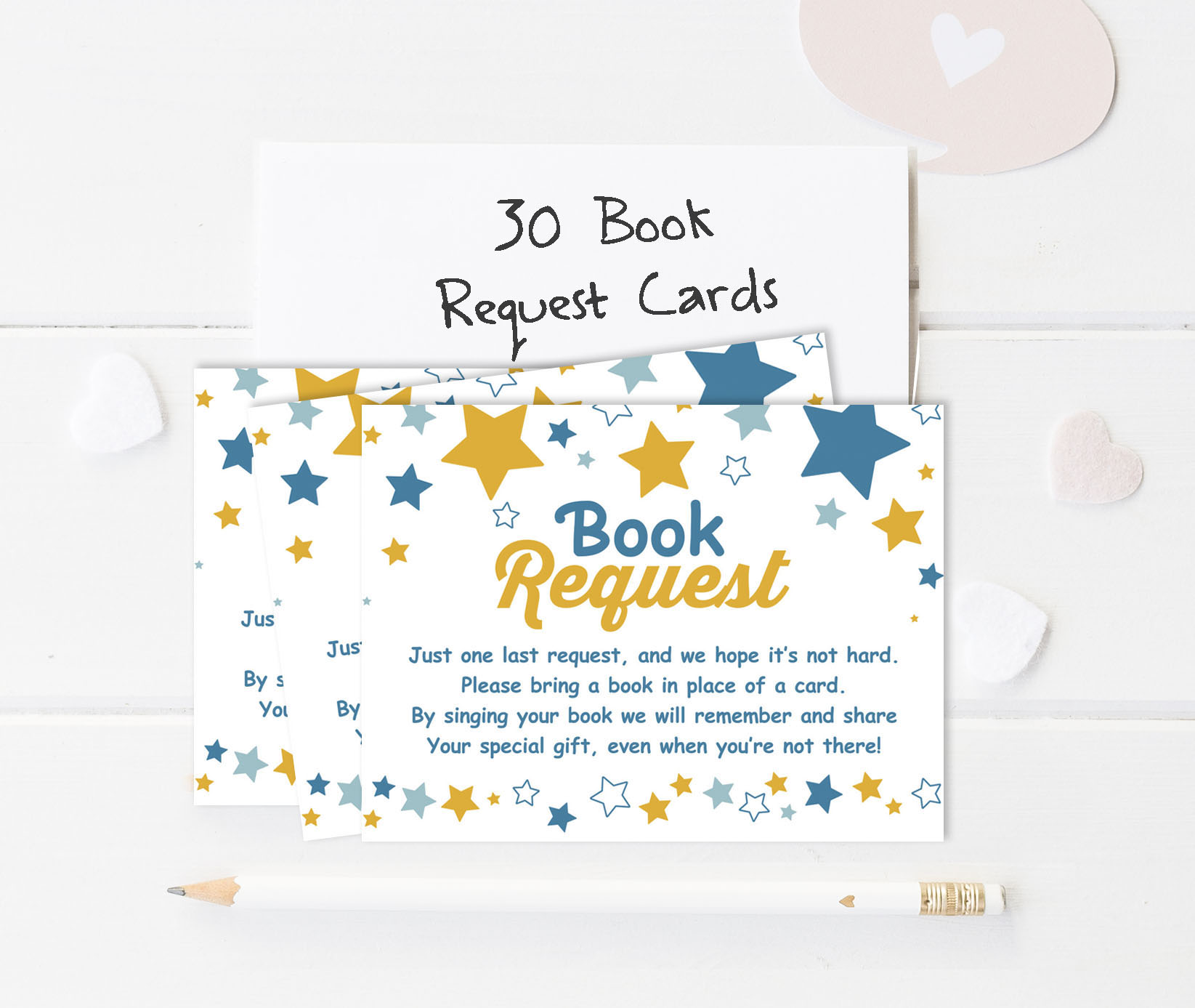 Inkdotpot 30Gender Neutral Twinkle Twinkle Little Star Baby Shower Book Request Cards Bring A Book Instead Of A Card Baby Shower Invitations Inserts Games