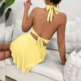 thumbnail image 4 of Women's Strapless Backless V-Neck Tight-Fitting Short Dress Sexy Dress, 4 of 5